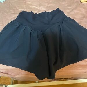 Aerie Black High-Rise Shorts with Receipt